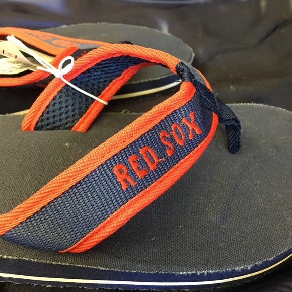 Forever Collectibles MLB Boston Red Sox Men's Flip Flop-Size Small 6/7 - Picture 3 of 7
